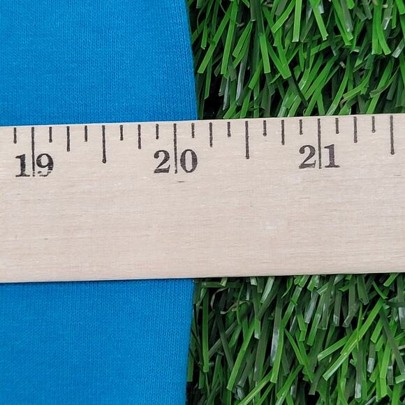 Vintage 80s Hanes Shirt M/L 20x28 Blue Jaguar Aztec Logo - Picture 4 of 14